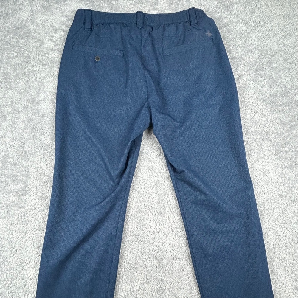 Under Armour Match Play Men Blue Loose Fit Golf Pants 32x30 Textured Performance - Picture 4 of 9
